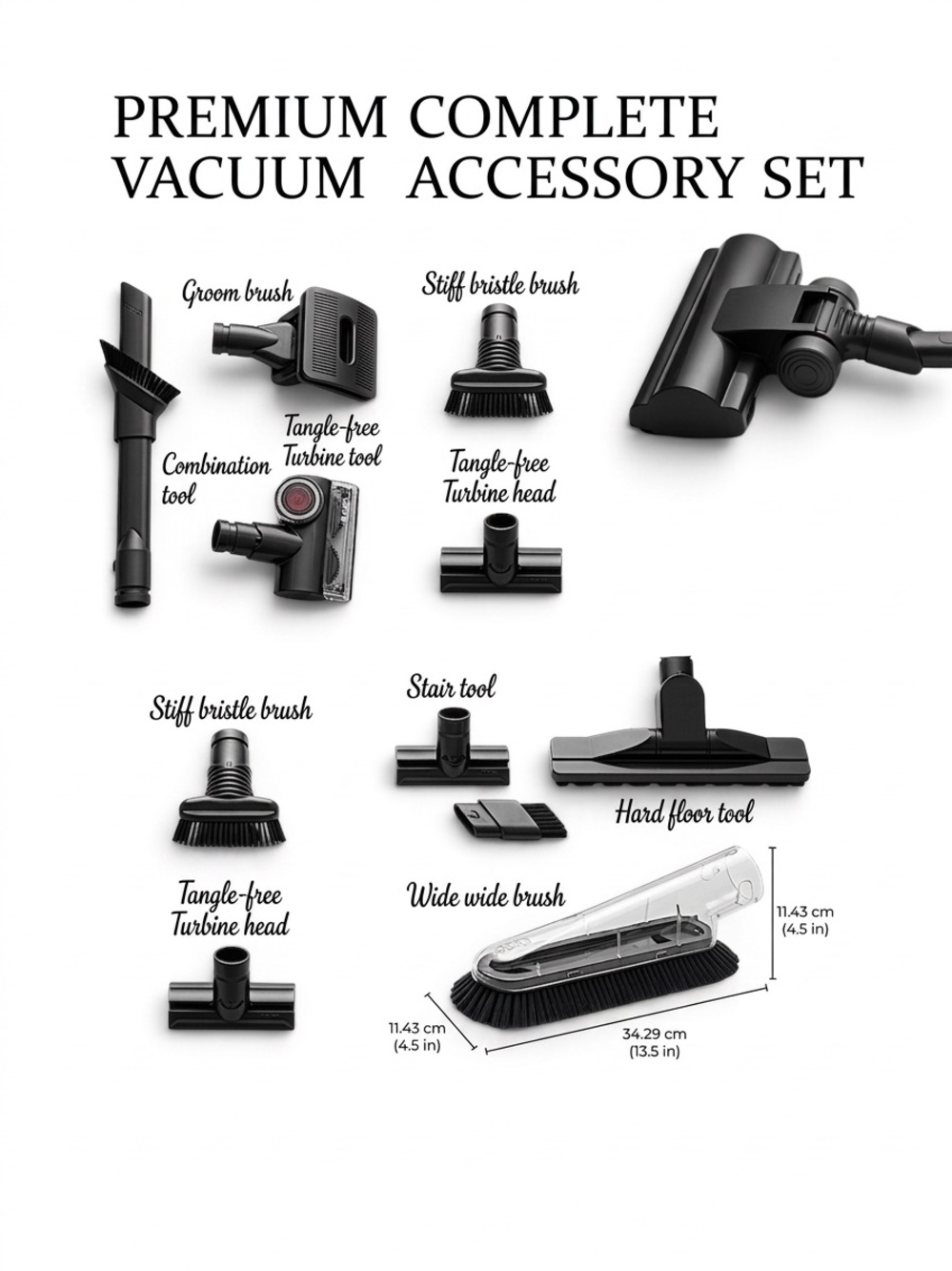 NWOB Genuine Dyson Accessory Kit|V7 V8 V10 V11 V15 Attachments | Deep Clean Set